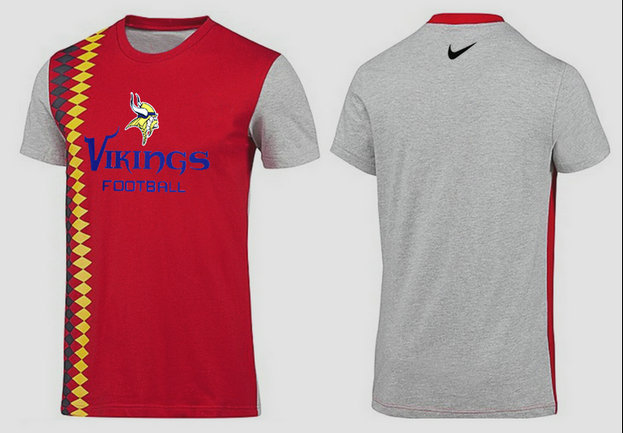 Mens 2015 Nike Nfl Minnesota VikingsT-shirts 38