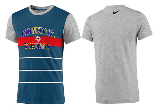Mens 2015 Nike Nfl Minnesota VikingsT-shirts 63