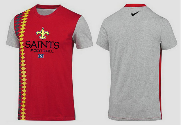 Mens 2015 Nike Nfl New Orleans Saints T-shirts 54
