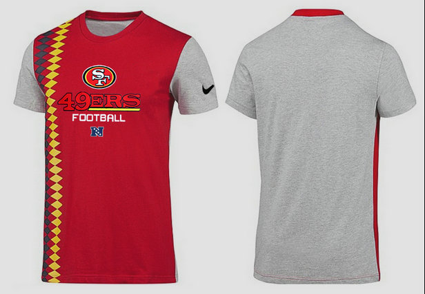 Mens 2015 Nike Nfl San Francisco 49ers T-shirts 65