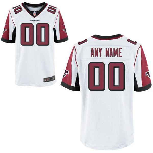 Mens Atlanta Falcons Nike White Customized 2014 Elite Jersey