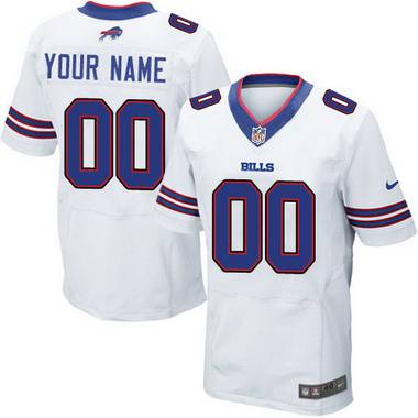 Mens Buffalo Bills Nike White Customized 2014 Elite Jersey