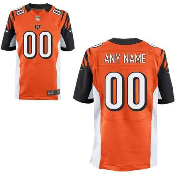 Mens Cincinnati Bengals Nike Orange Customized 2014 Elite Jersey