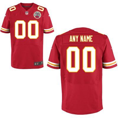 Mens Kansas City Chiefs Nike Red Customized 2014 Elite Jersey