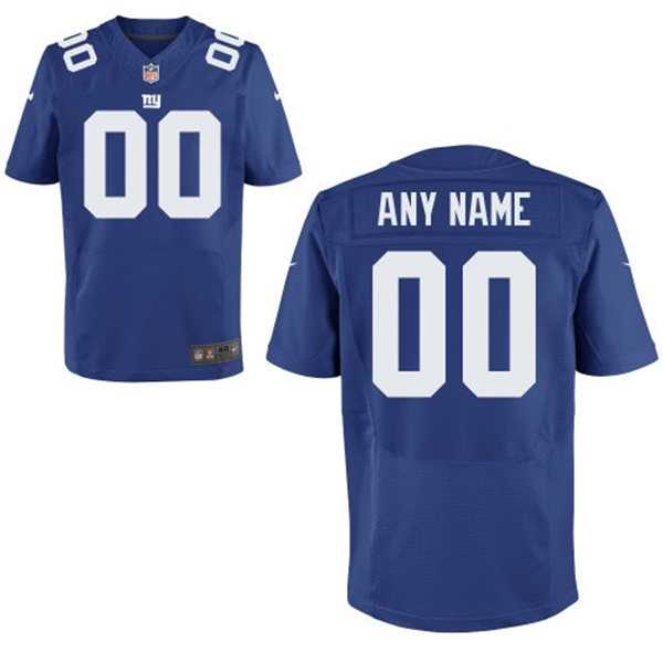 Mens New York Giants Nike Blue Customized 2014 Elite Jersey