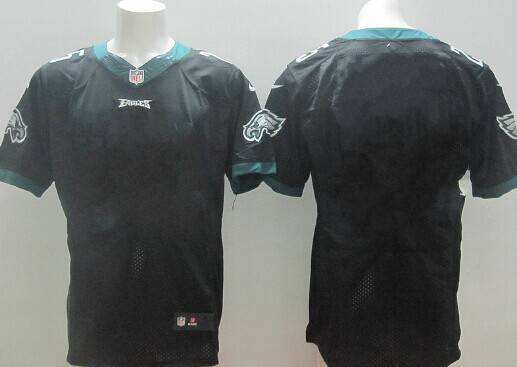 Mens Philadelphia Eagles Nike Black Customized 2014 Elite Jersey