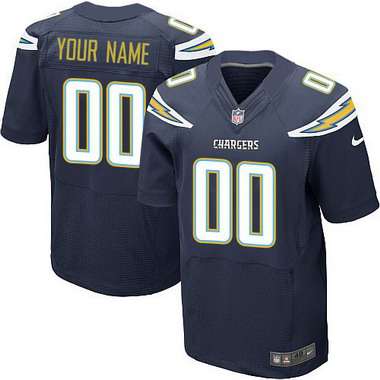 Mens San Diego Chargers Nike Navy Blue Customized 2014 Elite Jersey