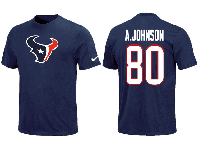 Nike Houston Texans Andre Johnson Name & Number T-Shirt