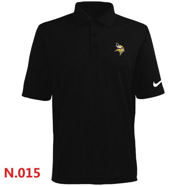 Nike Minnesota Vikings 2014 Players Performance Polo -Black T-shirts