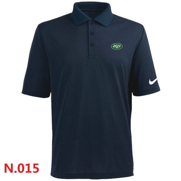 Nike New York Jets Players Performance Polo Dark blue T-shirts