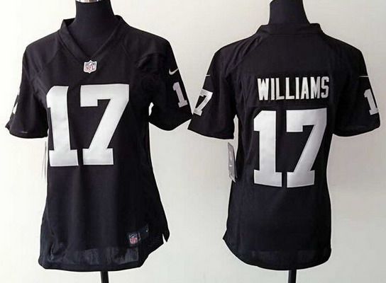 Women's Oakland Raiders #17 Milton Williams Nike Black Game Jersey
