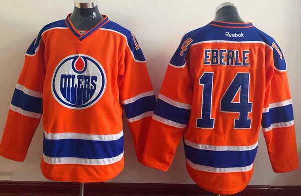Youth Edmonton Oilers #14 Jordan Eberle 2015 Orange Jersey